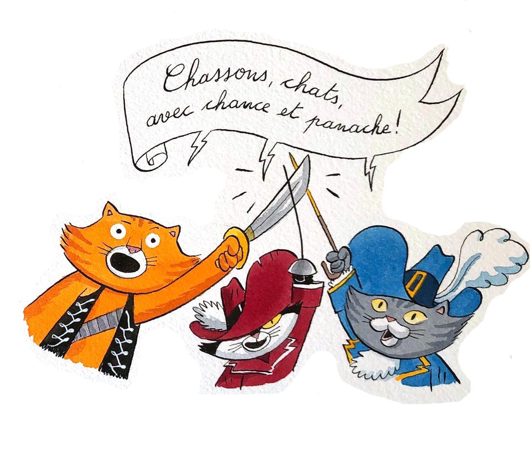 chassons, chats !